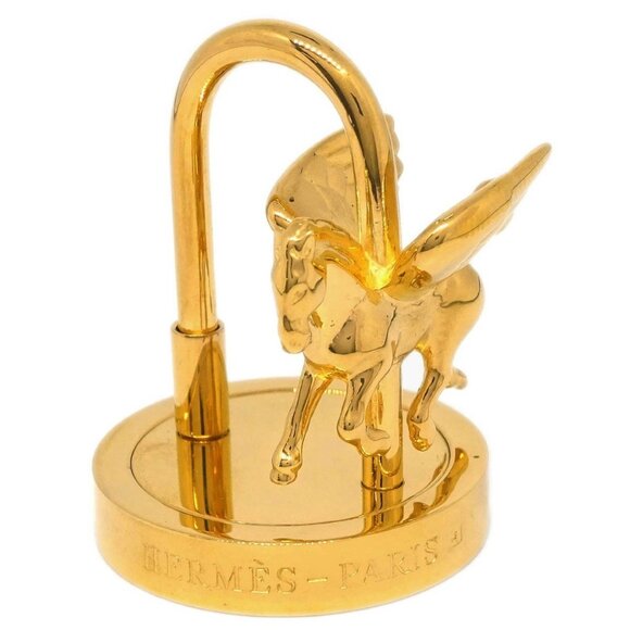 Hermes 2007 Entrez dans la danse! Pegasus Cadena Gold Small Good 165640 - Picture 1 of 4